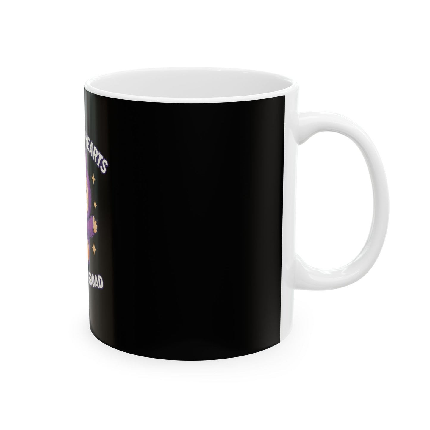 Kawaii Ceramic Mug - Cute K-Hugs & K-Hearts, Perfect for Gifts, Coffee Lovers, Birthdays