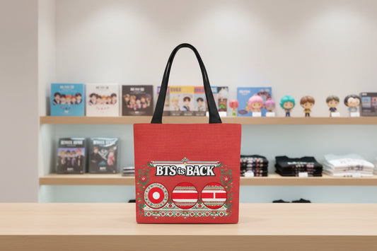 BTS IS BACK Bulgarian version model 2 🇧🇬Friendly Set of 4 Tote Bags