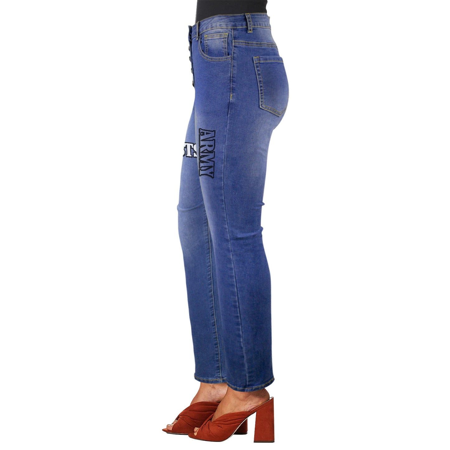 PROMO‼️Women's Jeans (Front Printing) Made In USA Ships to USA Only