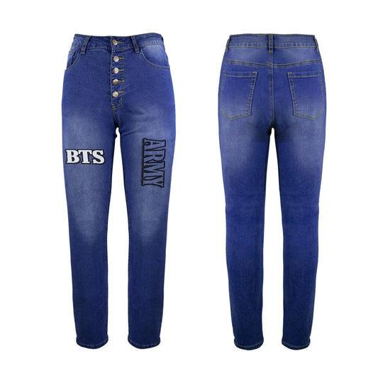 PROMO‼️Women's Jeans (Front Printing) Made In USA Ships to USA Only