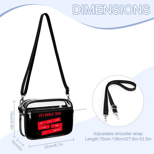 PROMO‼️New Transparent satchel Small BTSISBACK