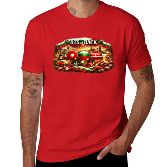 New cotton Unisex Sleeve T-shirt Bulgarian ARMY🇧🇬