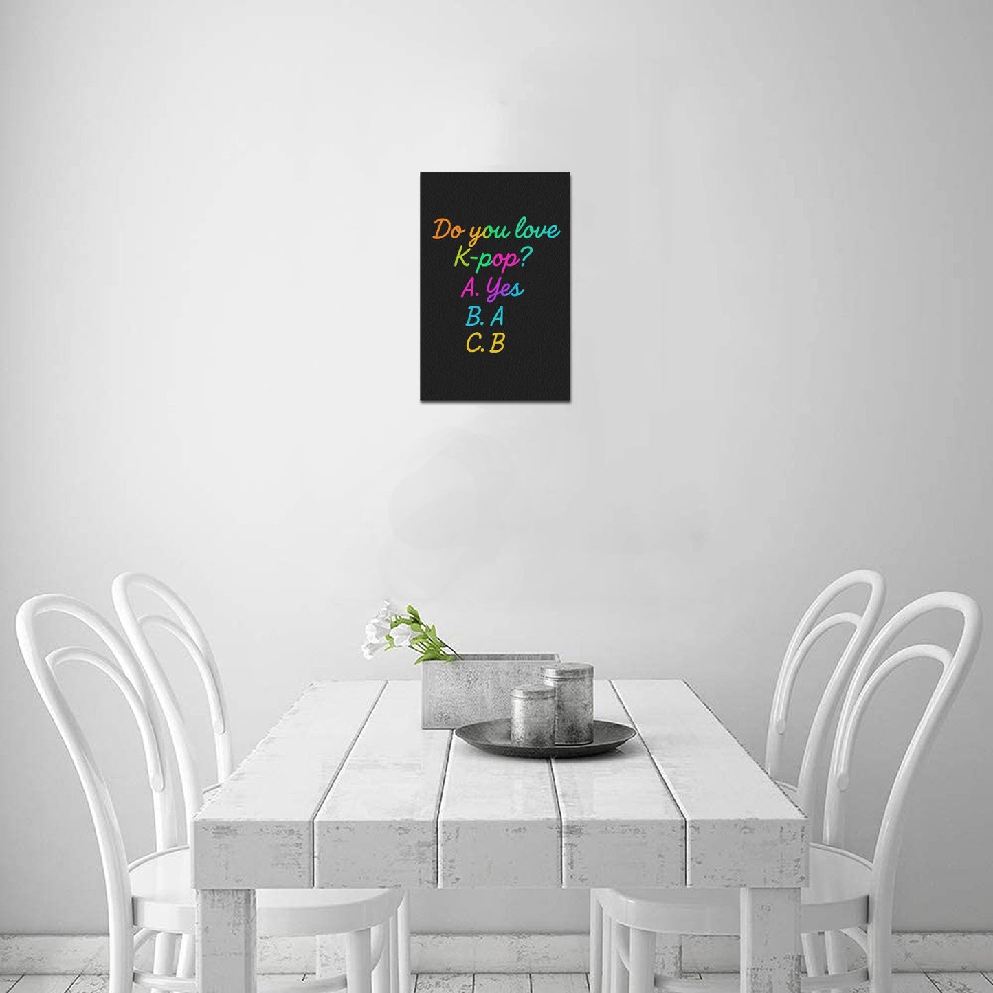 Обичате ли K-pop принт 8"x12"
