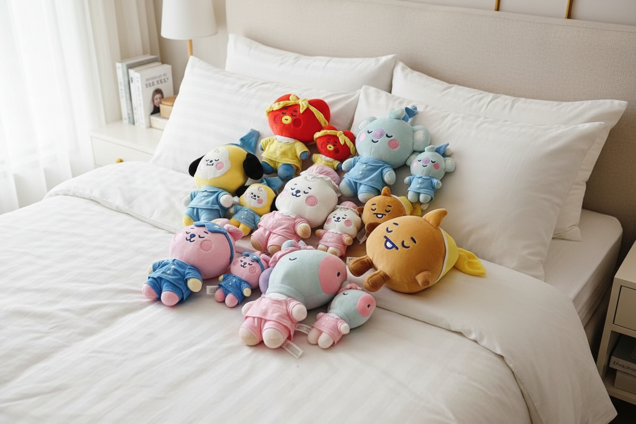 Korea Cute Popular Trend Small Animal Pajamas Series Plush Toy Doll Bag Pendant Gift