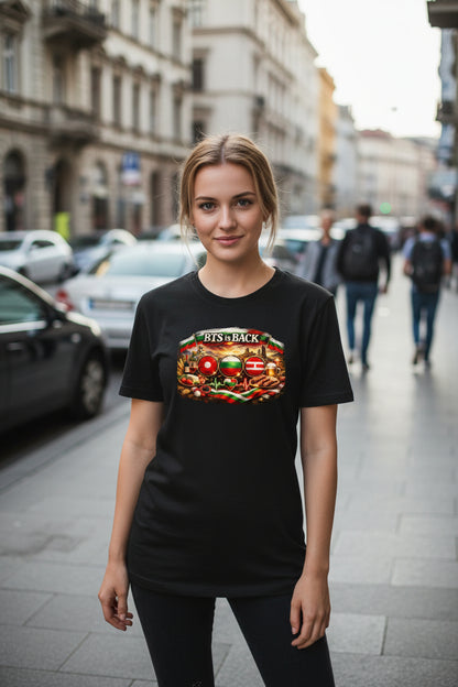 New cotton Unisex  Sleeve T-shirt Bulgarian ARMY🇧🇬