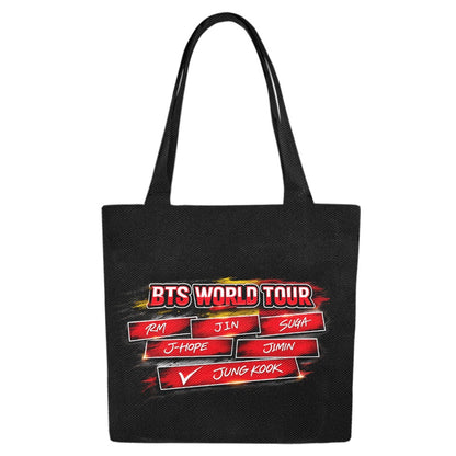 BTS IS BACK Version belge 🇧🇪Friendly Set of 4 Tote Bags