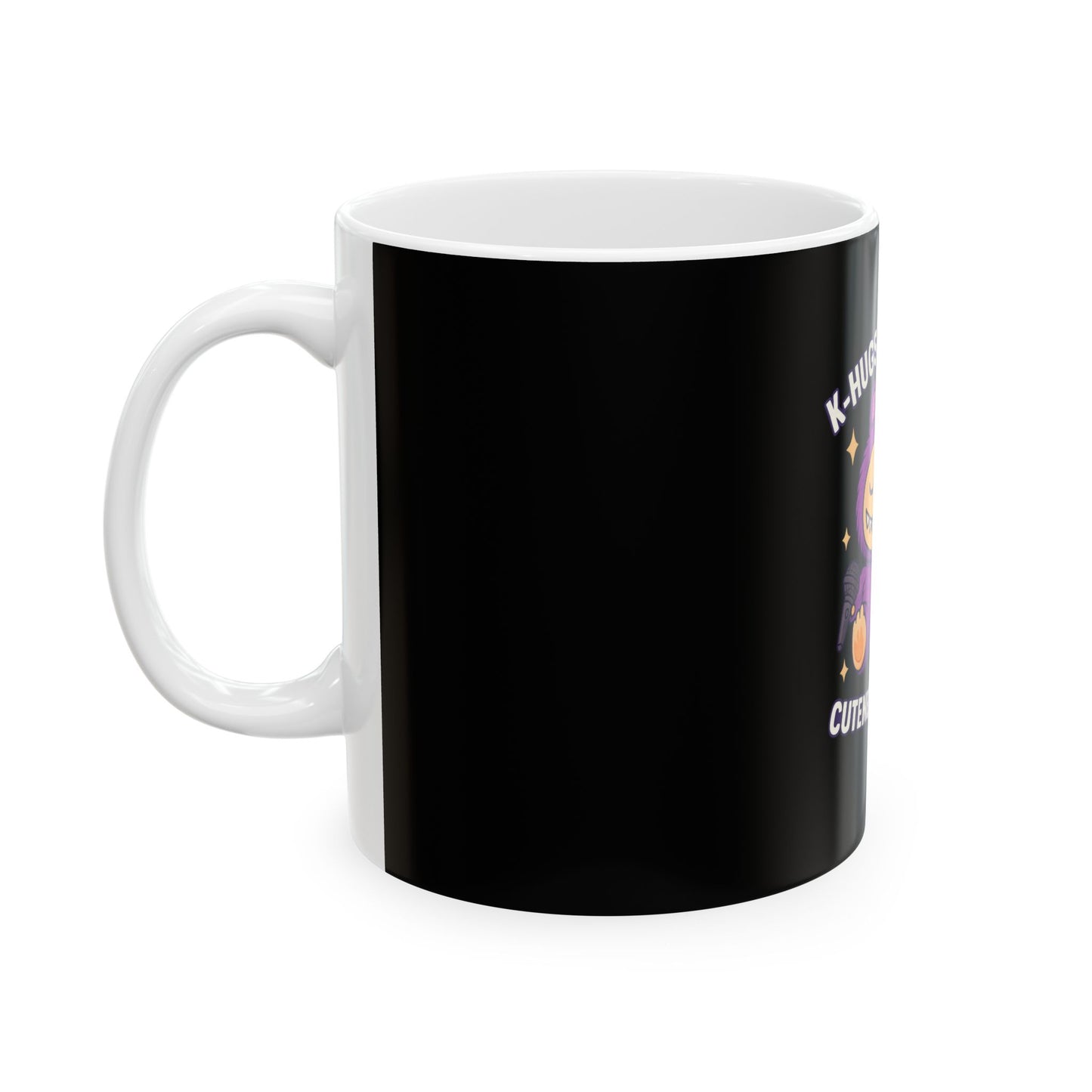 Kawaii Ceramic Mug - Cute K-Hugs & K-Hearts, Perfect for Gifts, Coffee Lovers, Birthdays