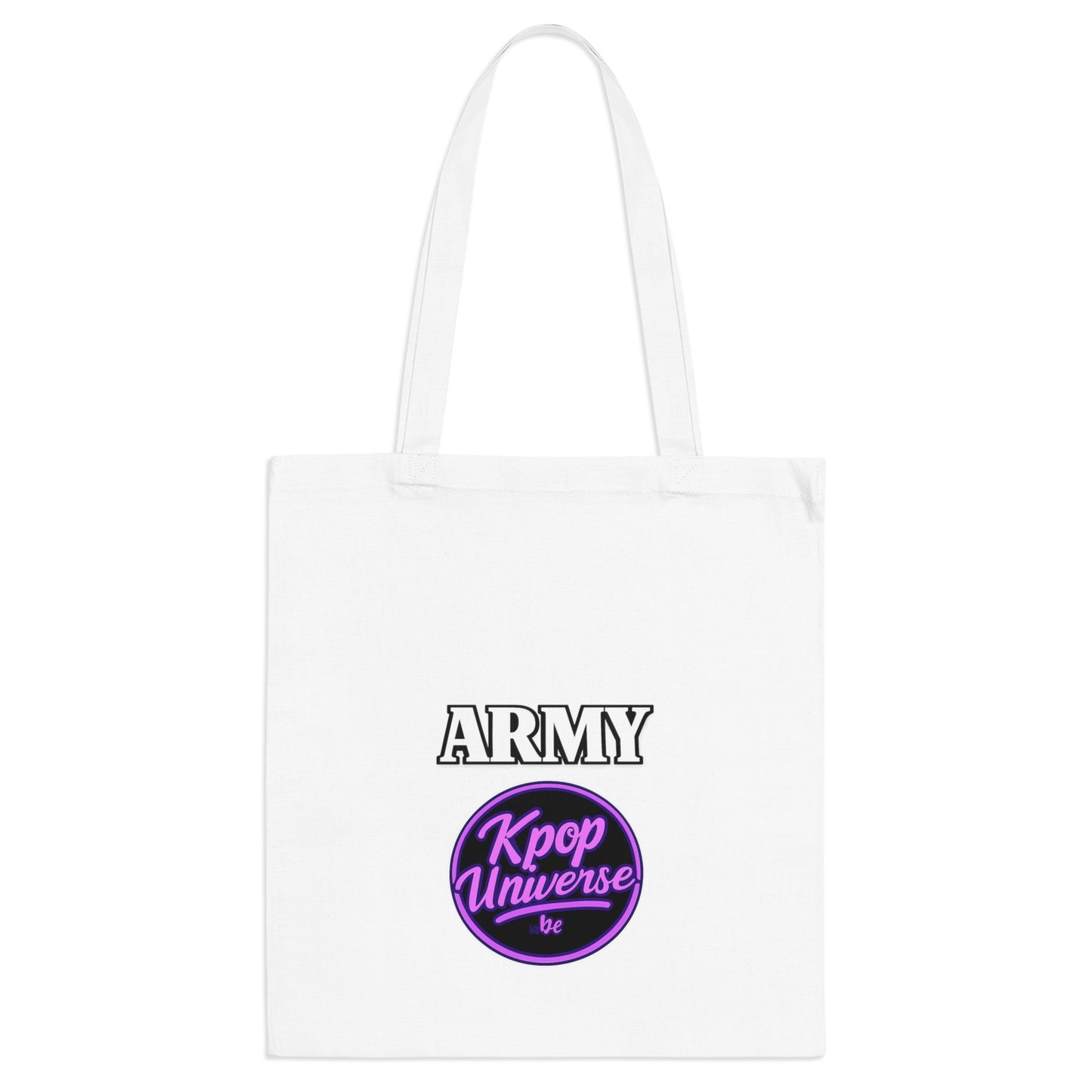 PROMO‼️BTS Is Back ARMY Tote Bag - K-Pop Fan Reusable Canvas Shopper