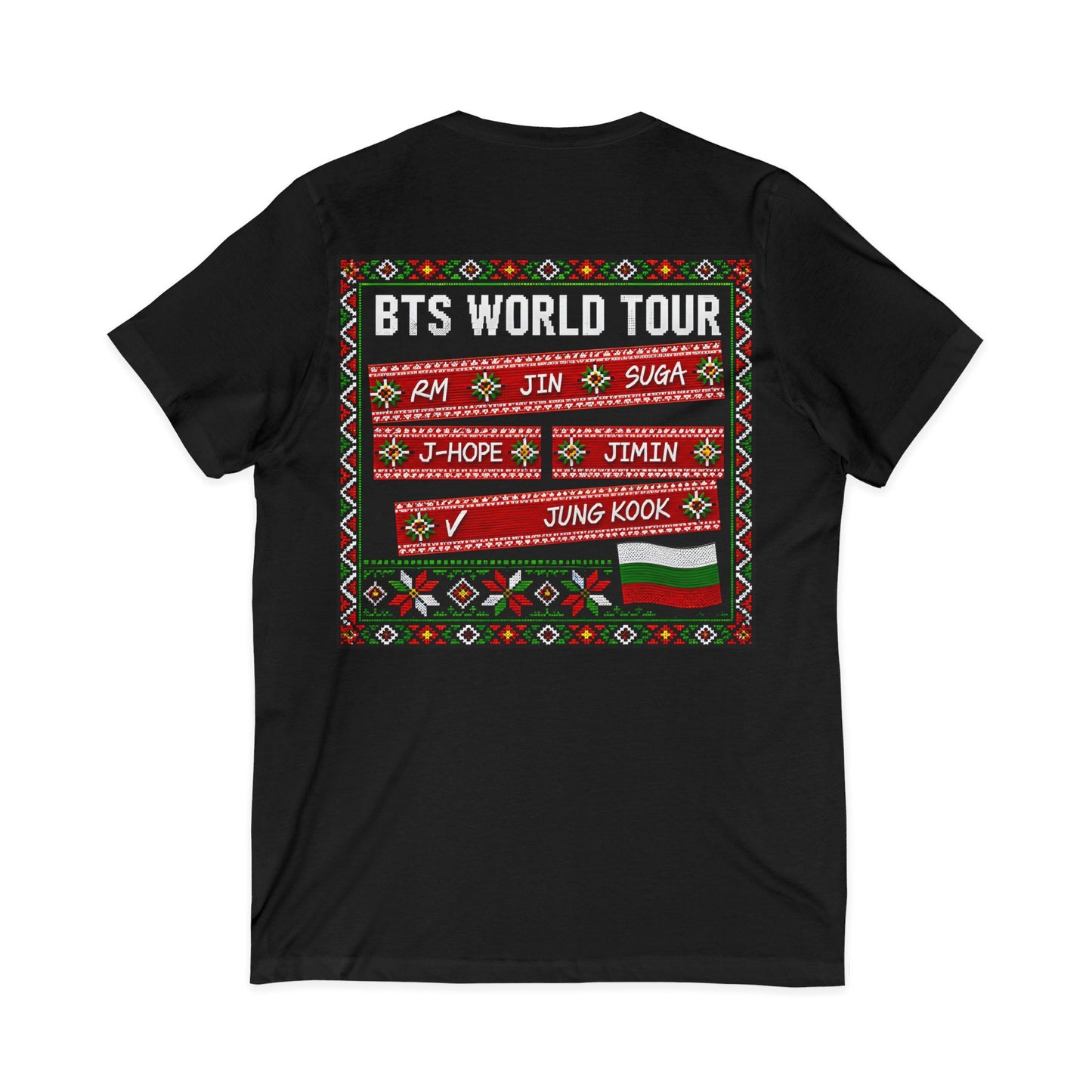 ARMYrang Bulgaria Tour V-Neck Tee