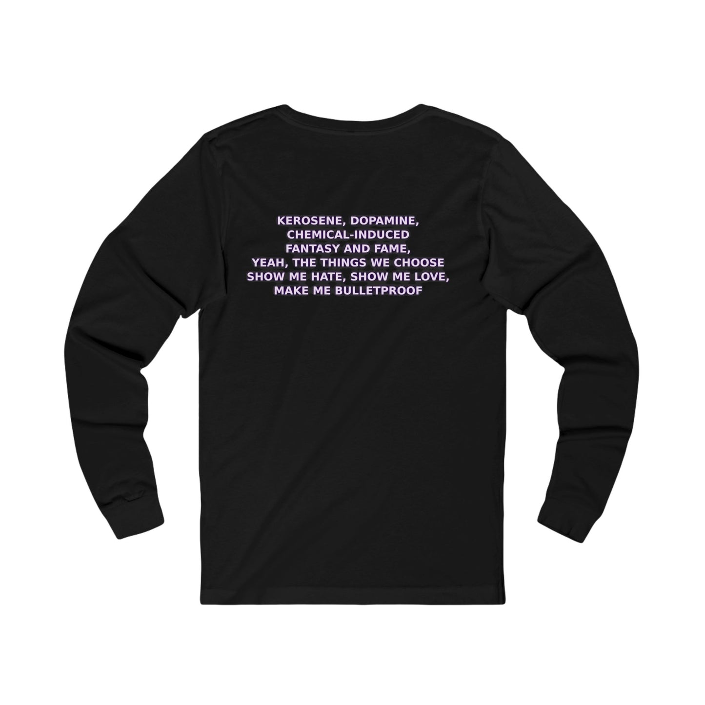 Long Sleeve Cotton dopamin Tee – BTS Inspired/Normal