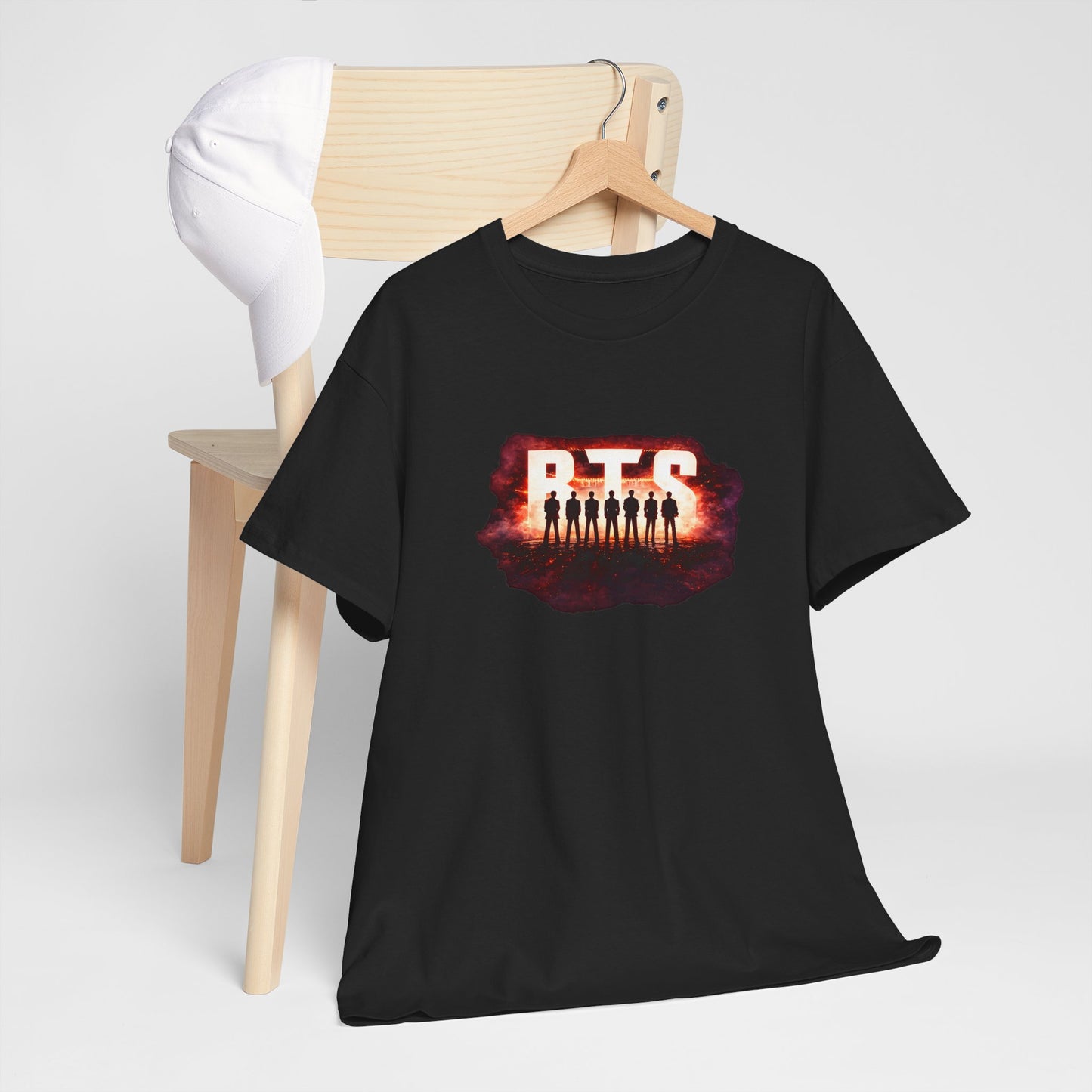 BTS Silhouette Band Tee — Fan Concert Graphic T-Shirt