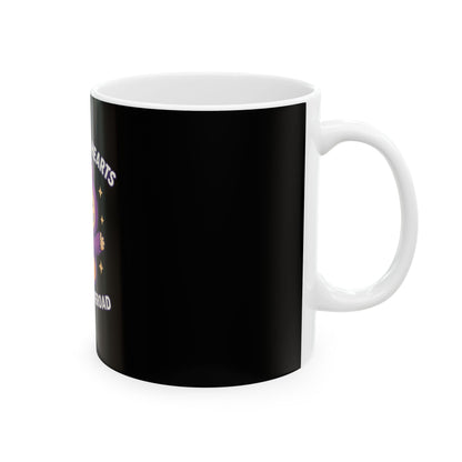 Kawaii Ceramic Mug - Cute K-Hugs & K-Hearts, Perfect for Gifts, Coffee Lovers, Birthdays