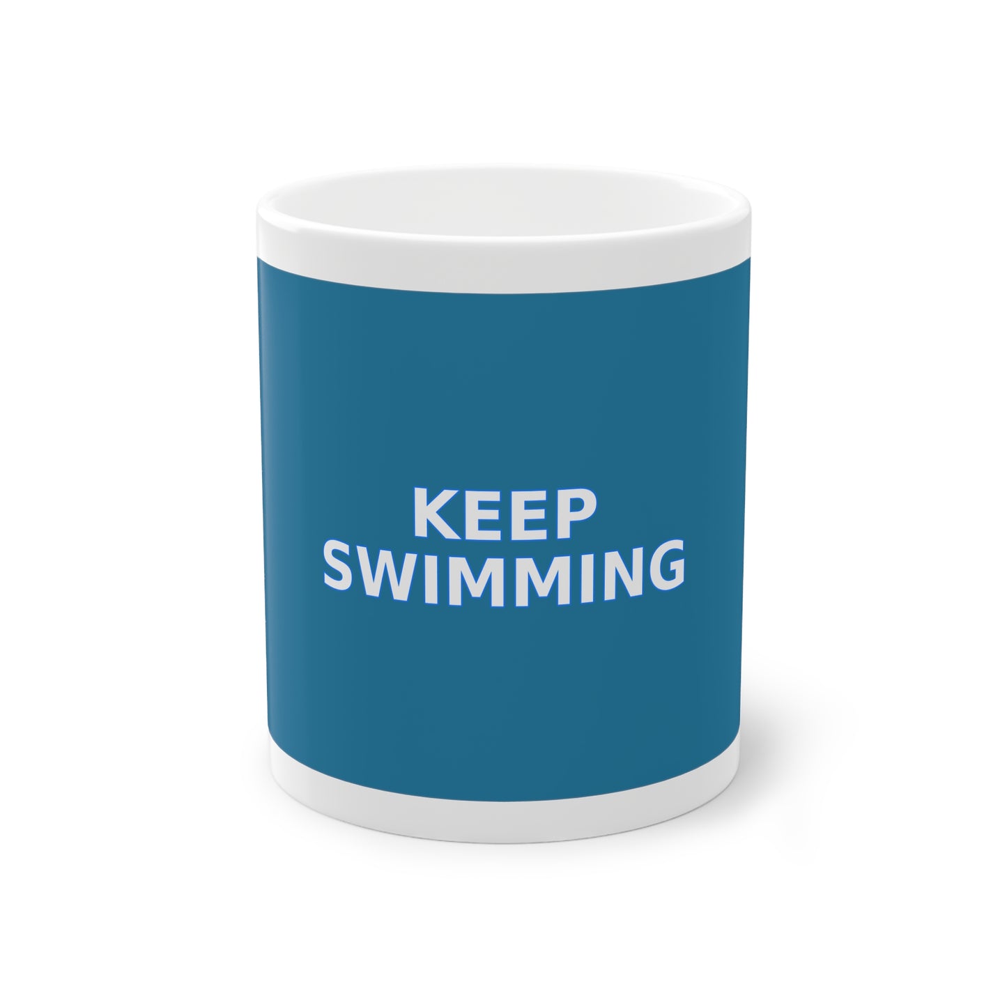 Keep swimming inpired mug