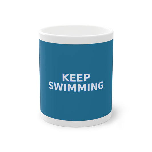 Keep swimming inpired mug