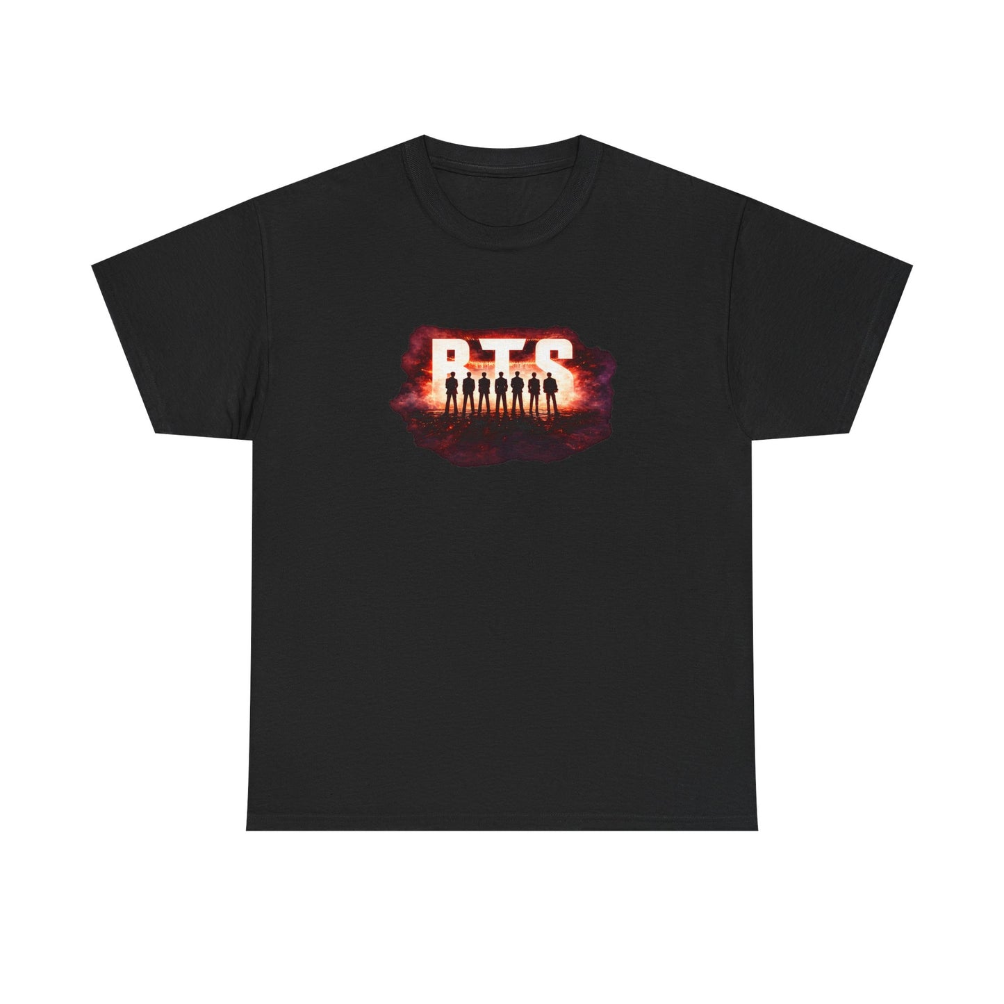 BTS Silhouette Band Tee — Fan Concert Graphic T-Shirt