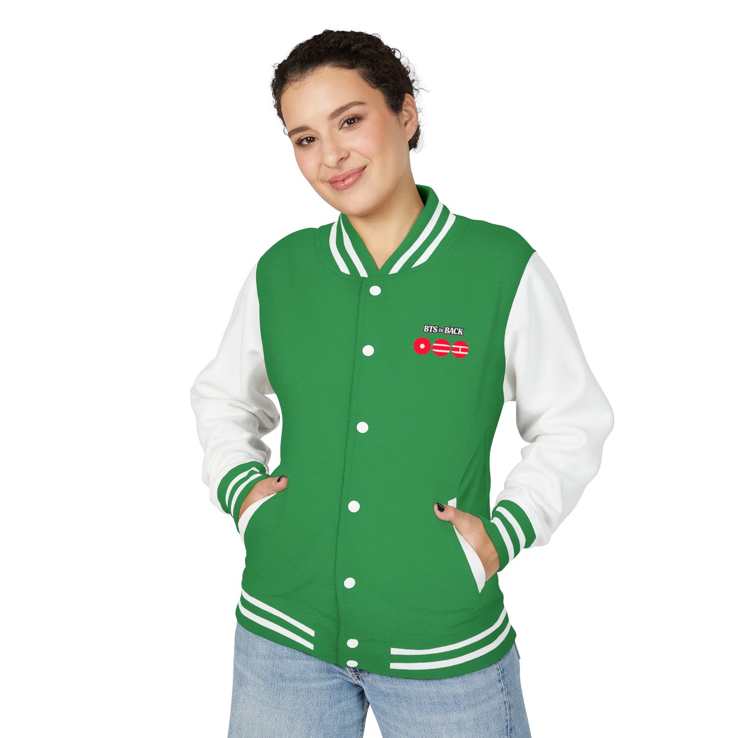 ARMY  Unisex Heavyweight Letterman Jacket