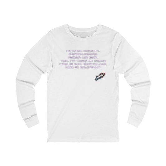 Long Sleeve Cotton dopamin Tee – BTS Inspired/Normal