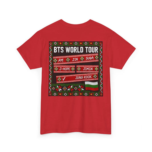 BTS World Tour Bulgaria T‑Shirt — 'ARMYrang BULGARIA' Fan Tee