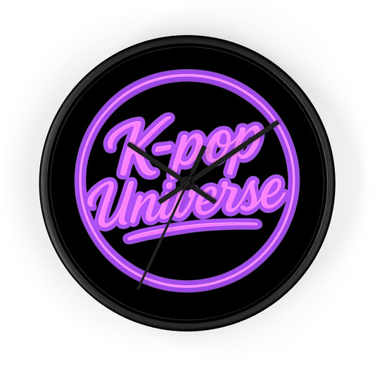 K-Pop Universe Wall Clock | Perfect Gift for Fans, Home Decor, Music Lovers, Stylish Timepiece, Unique Birthday Present