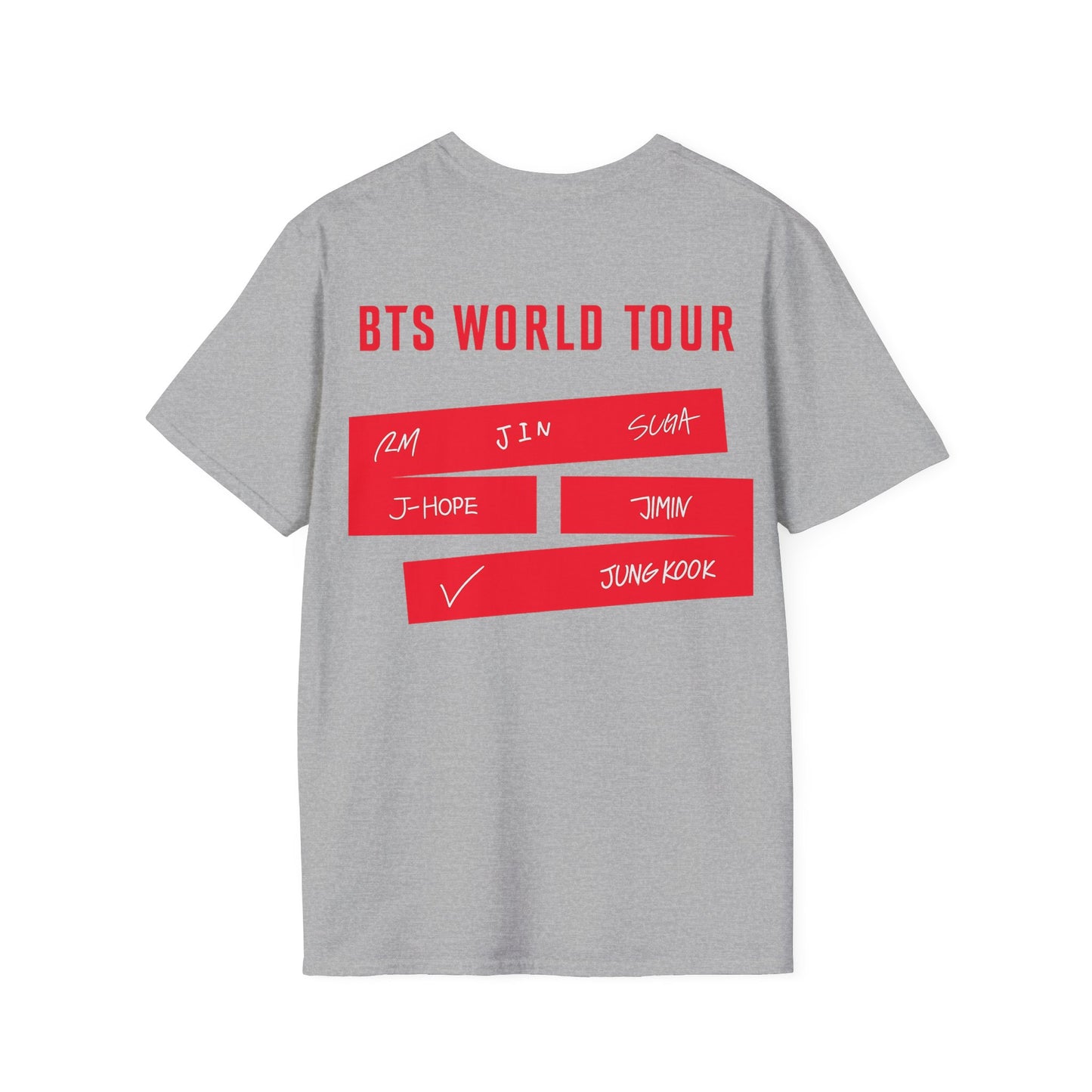 BTS World Tour Fan T-Shirt — ArmyRang Bulgaria Concert Tee