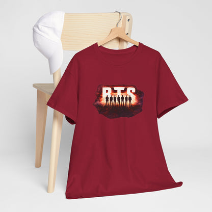 BTS Silhouette Band Tee — Fan Concert Graphic T-Shirt