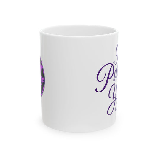 I purple you   Inspirational Ceramic Coffee Mug