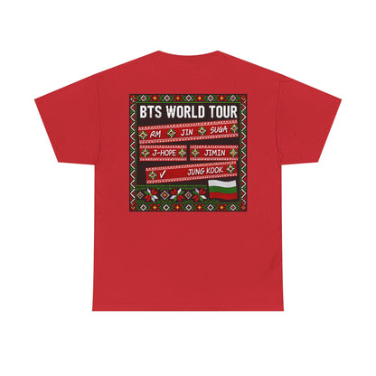 BTS World Tour Bulgaria T‑Shirt — 'ARMYrang BULGARIA' Fan Tee