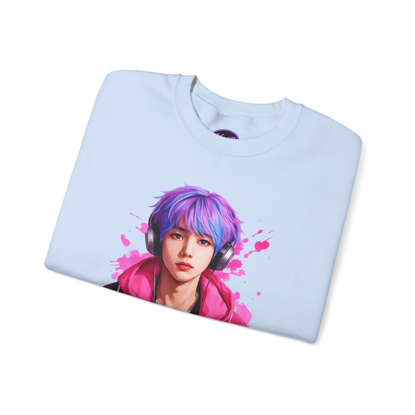 Welcome To My World Crewneck Sweatshirt — Artistic Portrait Graphic