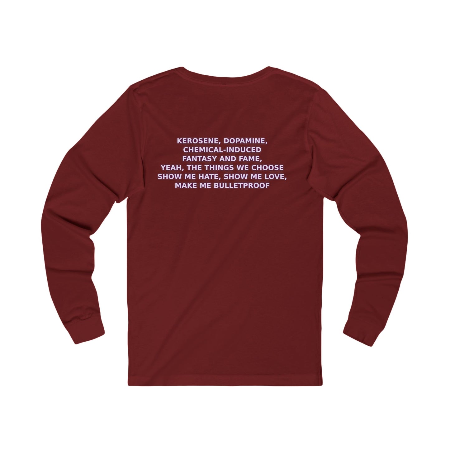 Long Sleeve Cotton dopamin Tee – BTS Inspired/Normal