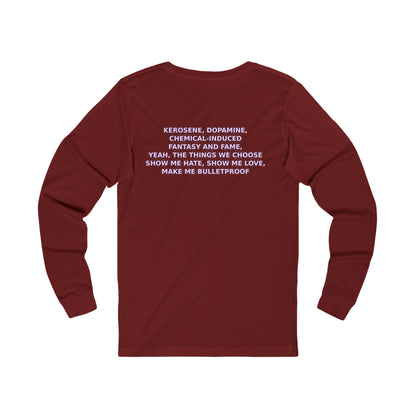 Long Sleeve Cotton dopamin Tee – BTS Inspired/Normal