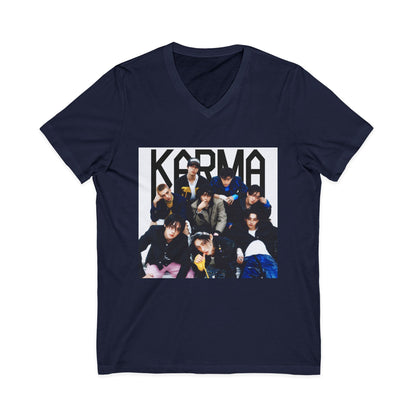 Stray Kids K-Pop Fan Tee — Stray Kids Graphic V-Neck Shirt