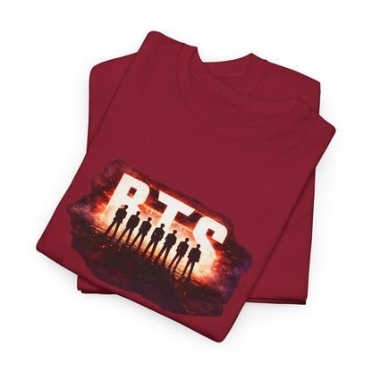 BTS Silhouette Band Tee — Fan Concert Graphic T-Shirt