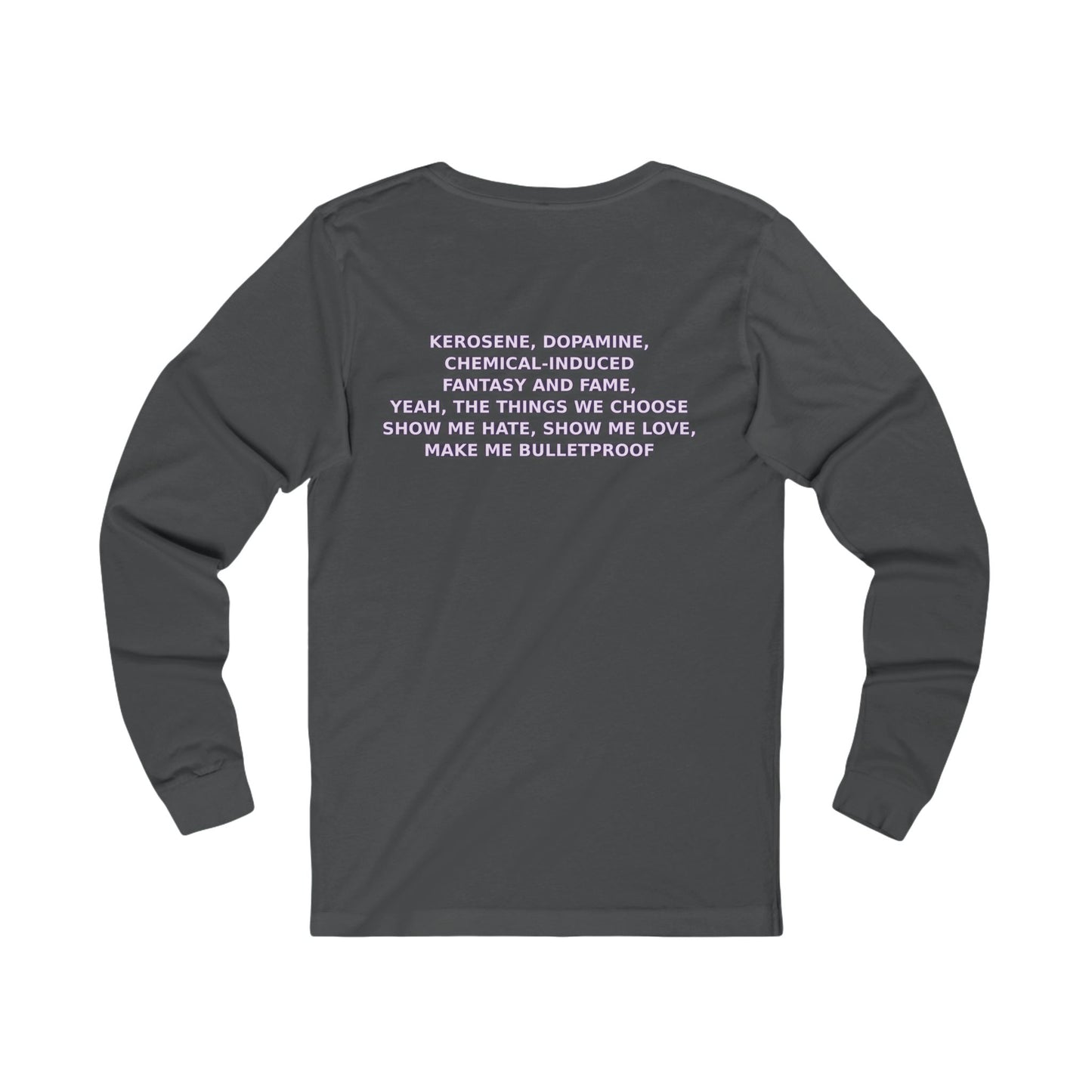 Long Sleeve Cotton dopamin Tee – BTS Inspired/Normal