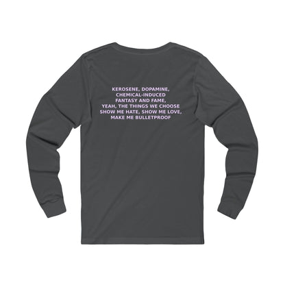 Long Sleeve Cotton dopamin Tee – BTS Inspired/Normal