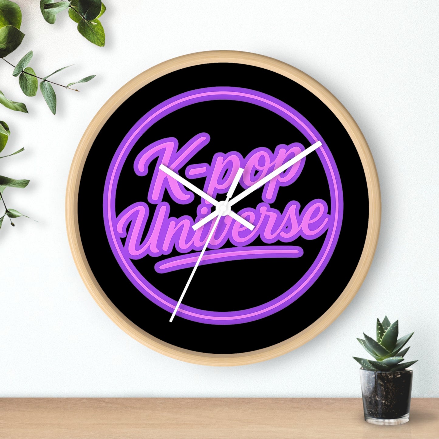 K-Pop Universe Wall Clock | Perfect Gift for Fans, Home Decor, Music Lovers, Stylish Timepiece, Unique Birthday Present