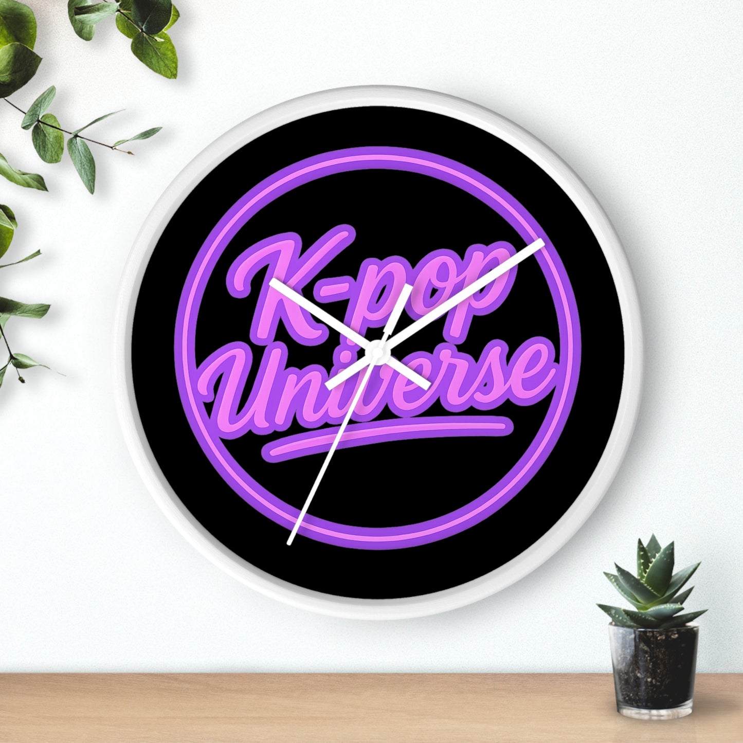 K-Pop Universe Wall Clock | Perfect Gift for Fans, Home Decor, Music Lovers, Stylish Timepiece, Unique Birthday Present