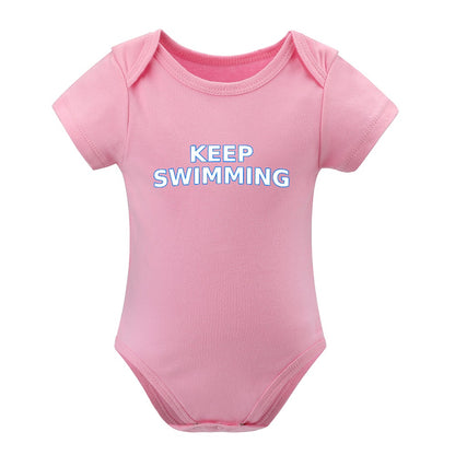 Keep swimming BTS Short -Sleeve Baby's Bodysuit
