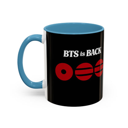 BTS World Tour Accent Coffee Mug – Member Name Red Strips (11/15oz)