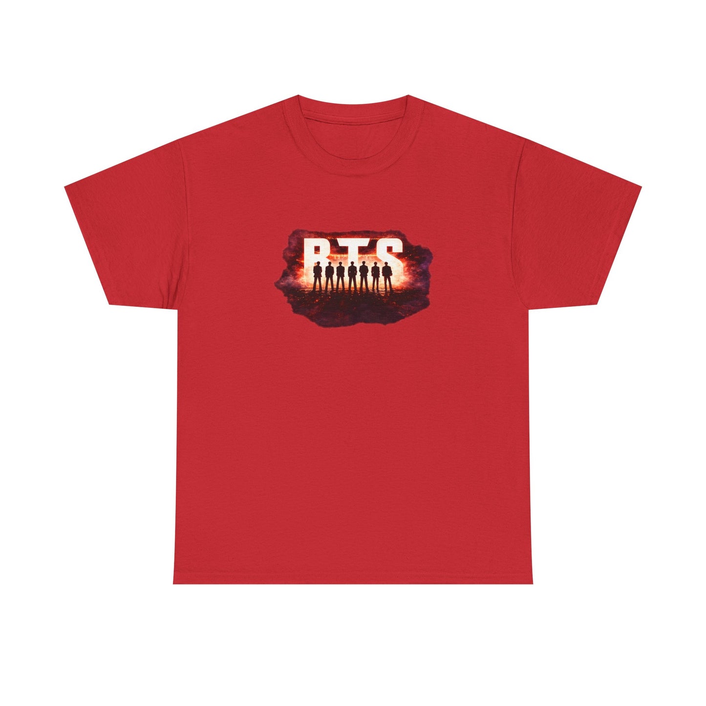BTS Silhouette Band Tee — Fan Concert Graphic T-Shirt