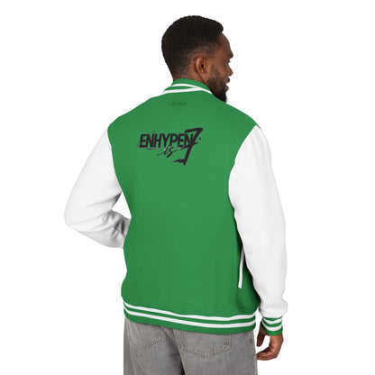 E-n-h-y-p-e-n  Unisex Heavyweight Letterman Jacket