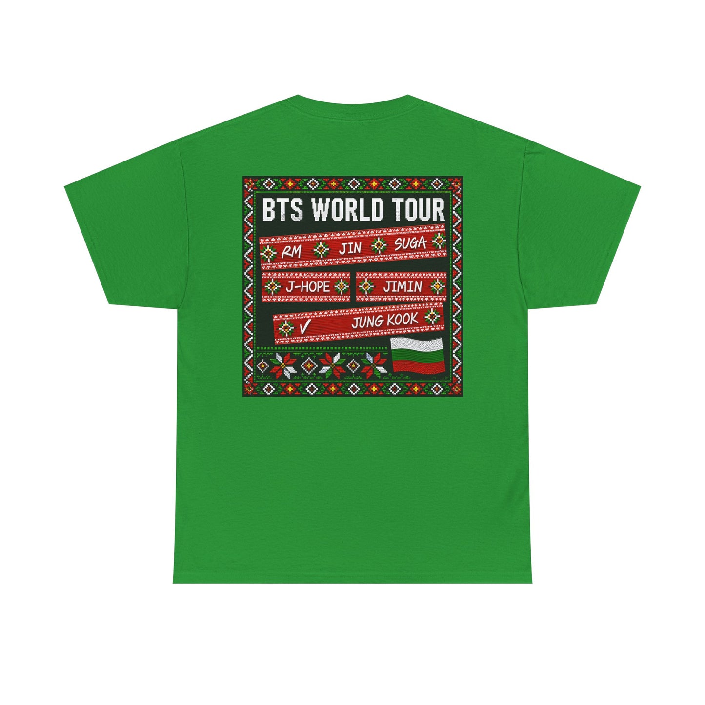 BTS World Tour Bulgaria T‑Shirt — 'ARMYrang BULGARIA' Fan Tee