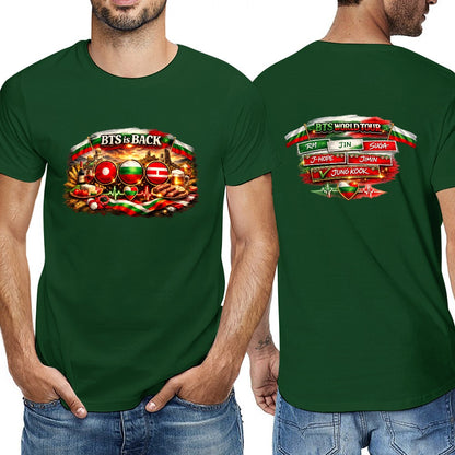 New cotton Unisex  Sleeve T-shirt Bulgarian ARMY🇧🇬