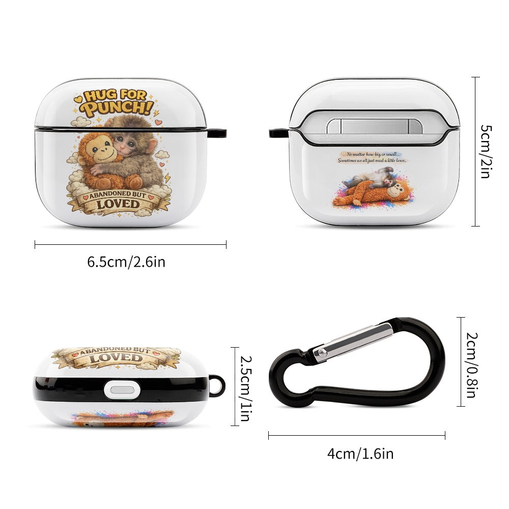 "Hug for Punch – Abandoned but Loved" AirPods Case