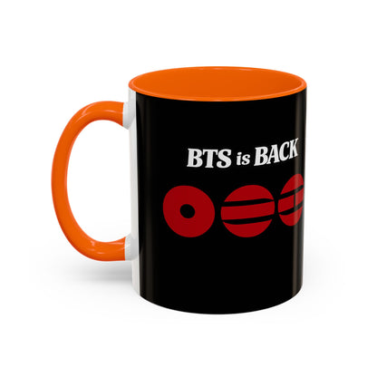 BTS World Tour Accent Coffee Mug – Member Name Red Strips (11/15oz)