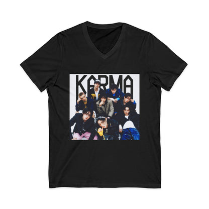 Stray Kids K-Pop Fan Tee — Stray Kids Graphic V-Neck Shirt