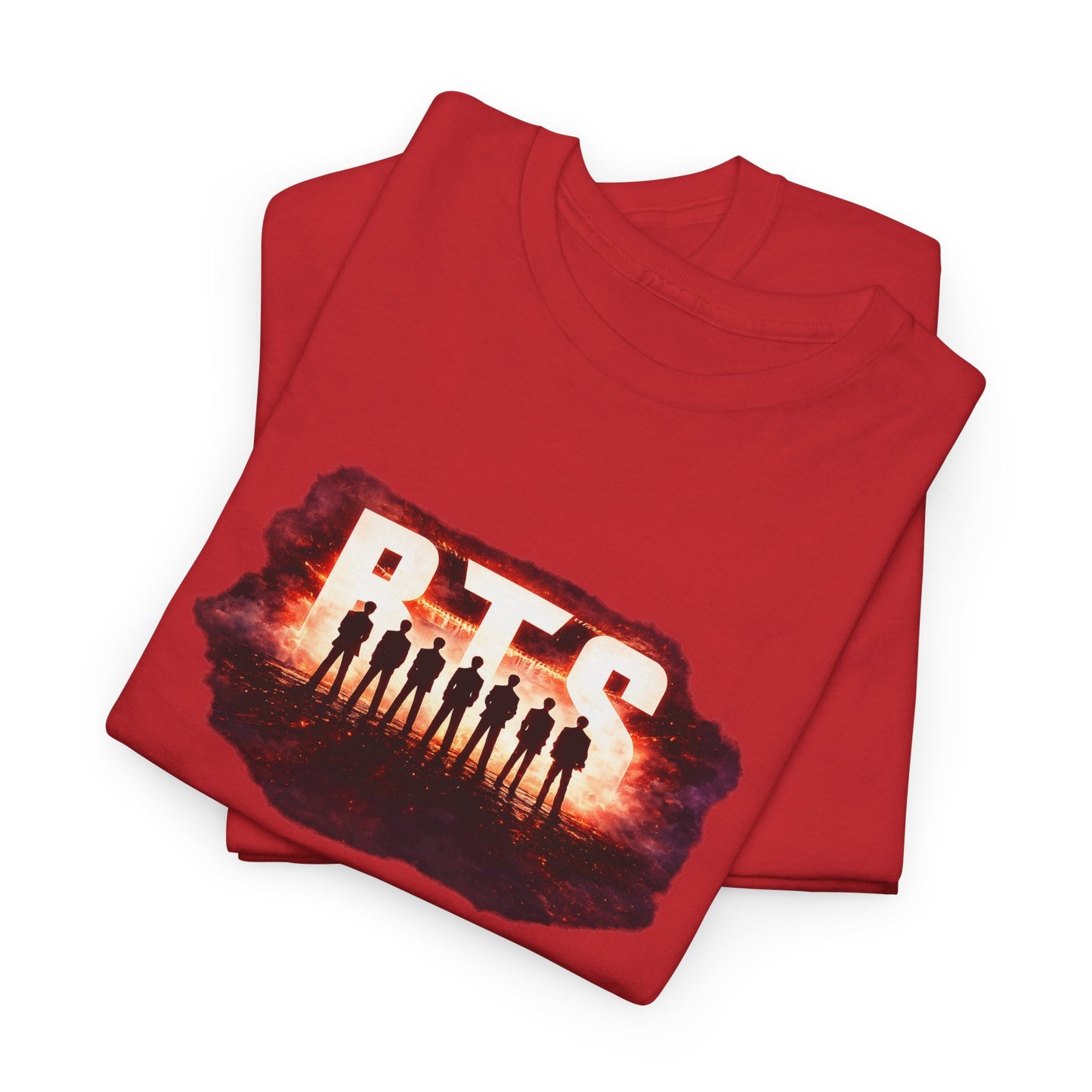 BTS Silhouette Band Tee — Fan Concert Graphic T-Shirt