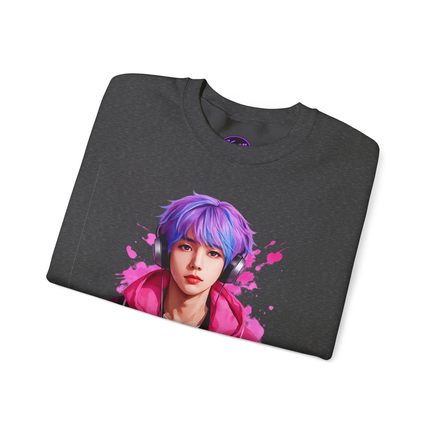 Welcome To My World Crewneck Sweatshirt — Artistic Portrait Graphic