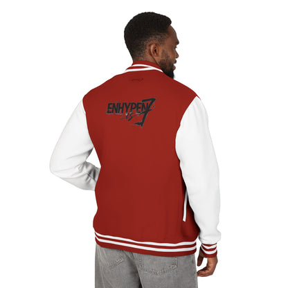 E-n-h-y-p-e-n  Unisex Heavyweight Letterman Jacket