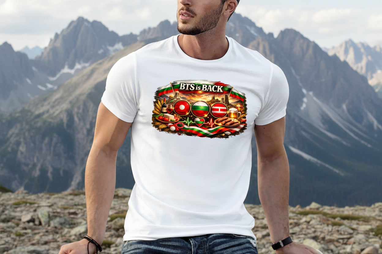 New cotton Unisex  Sleeve T-shirt Bulgarian ARMY🇧🇬