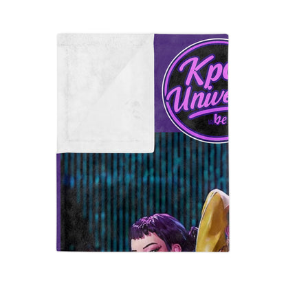 K-Pop Universe Velveteen Microfiber Blanket, Cozy Throw for Fans, Soft Plush Blanket, Perfect Gift for Music Lovers, Ideal for [...]